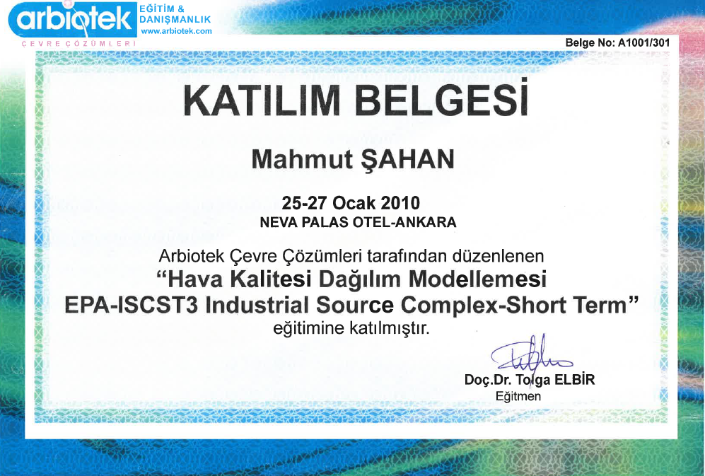 YTK Yeterlik Belgesi